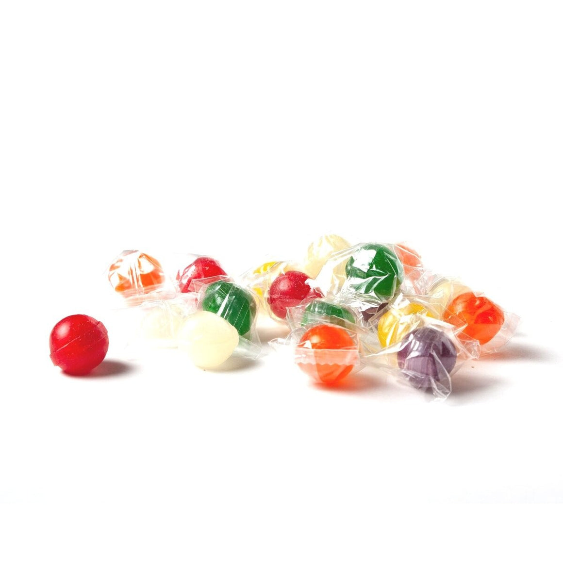 All City Candy Washburn's Assorted Sour Balls Hard Candy - 3 LB Bulk Bag Bulk Wrapped Washburn Candy For fresh candy and great service, visit www.allcitycandy.com