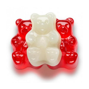 All City Candy Red & White Valentine Gummi Bears - 5 LB Bulk Bag Albanese Confectionery For fresh candy and great service, visit www.allcitycandy.com
