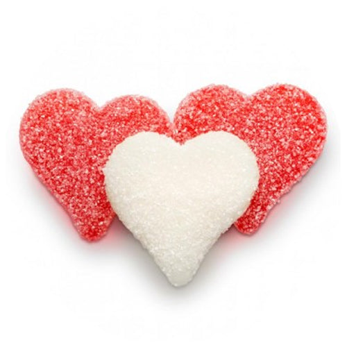 Candy Hearts- Red Hearts – Half Nuts