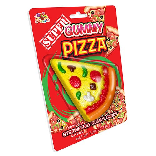All City Candy Albert's Super Gummy Pizza Slice Strawberry Gummi Candy 5.29 oz. Gummi Albert's Candy For fresh candy and great service, visit www.allcitycandy.com