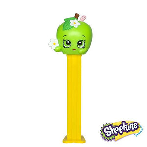 All City Candy PEZ Shopkins Candy Dispenser - 1-Piece Blister Pack Novelty PEZ Candy For fresh candy and great service, visit www.allcitycandy.com