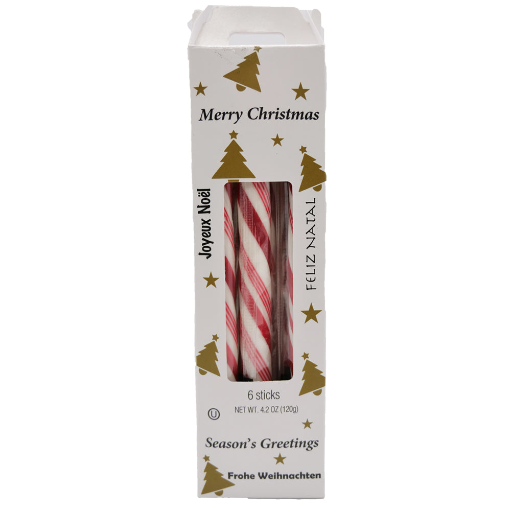 Atkinson's Merry Christmas Stocking Stuffer Mint Sticks - 4.2 oz. Box