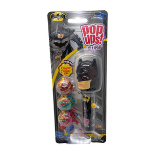 All City Candy Flix Pop ups! Justice League Blister Card 1.26 oz. Batman Novelty Flix Candy For fresh candy and great service, visit www.allcitycandy.com