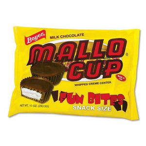All City Candy Mallo Cup Fun Bites Snack Size - 10-oz. Bag Halloween Boyer Candy Company For fresh candy and great service, visit www.allcitycandy.com