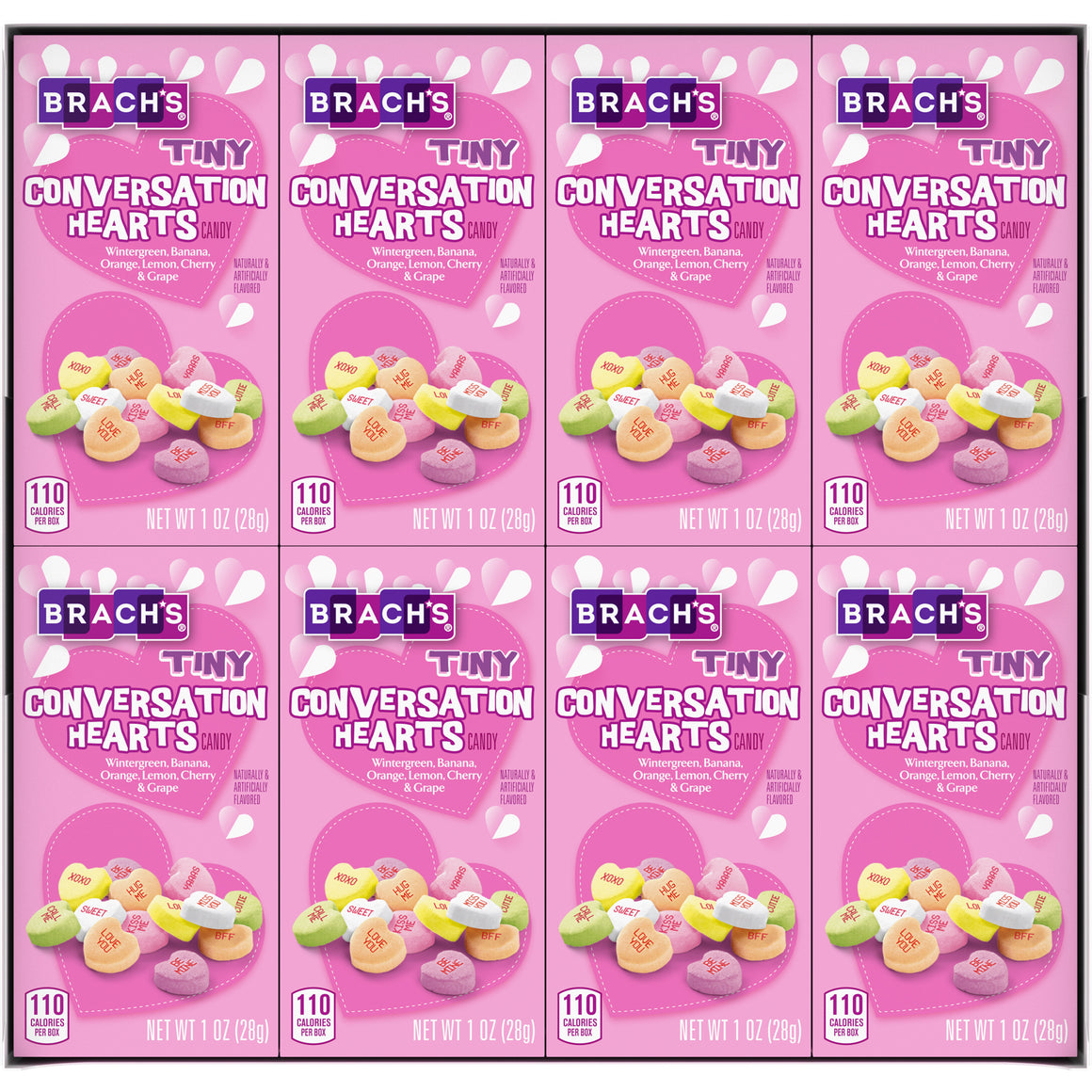 Save on Brach's Tiny Conversation Hearts Valentine's Day Candy Boxes - 4 ct  Order Online Delivery
