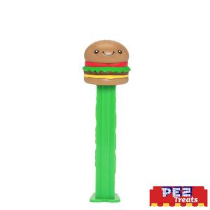 All City Candy PEZ Treats Collection Candy Dispenser - 1 Blister Pack Burger PEZ Candy For fresh candy and great service, visit www.allcitycandy.com