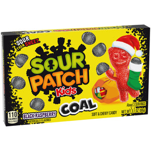 All City Candy Sour Patch Christmas Coal Theater Box 3.1 oz. Christmas Mondelez International For fresh candy and great service, visit www.allcitycandy.com