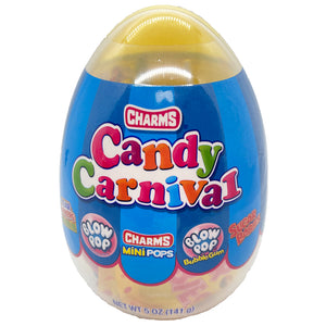 All City Candy Charms Candy Carnival Filled Jumbo 5 oz. Egg Charms Candy (Tootsie) For fresh candy and great service, visit www.allcitycandy.com