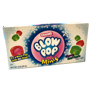 All City Candy Charms Blow Pop Minis Holiday Cherry & Sour Apple - 3-oz. Theater Box Charms Candy (Tootsie) For fresh candy and great service, visit www.allcitycandy.com