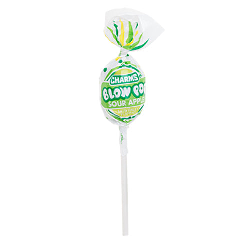 All City Candy Charms Sour Apple Blow Pop Lollipops Case of 48 Lollipops & Suckers Charms Candy (Tootsie) For fresh candy and great service, visit www.allcitycandy.com