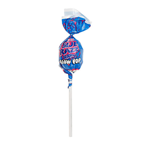 All City Candy Charms Blue Razz Berry Blow Pop Lollipops Case of 48 Charms Candy (Tootsie) For fresh candy and great service, visit www.allcitycandy.com
