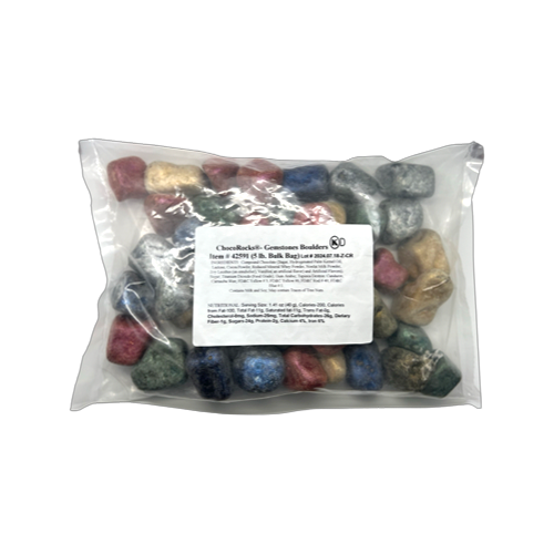 All City Candy ChocoRocks Gemstone Boulders 5 lb. Bulk Bag Bulk Unwrapped Kimmie Candy Company 5 LB Bag For fresh candy and great service, visit www.allcitycandy.com