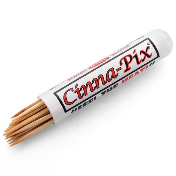 All City Candy Old Fashioned Cinna-Pix Toothpicks 20 Count Tube- Case of 24 Novelty Espeez For fresh candy and great service, visit www.allcitycandy.com