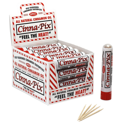 Old Fashioned Cinna-Pix Toothpicks 20 Count Tube - All City Candy