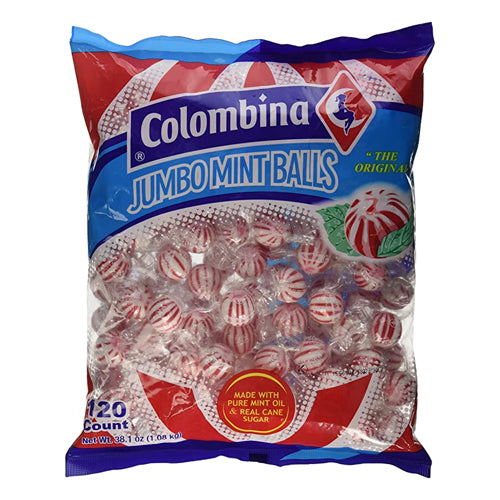 Colombina Jumbo Mint Balls Hard Candy - Bulk Bags - All City Candy