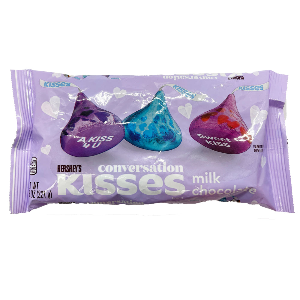 All City Candy Hershey's Milk Chocolate Conversation Kisses 7.8 oz. Bag For fresh candy and great service, visit www.allcitycandy.com