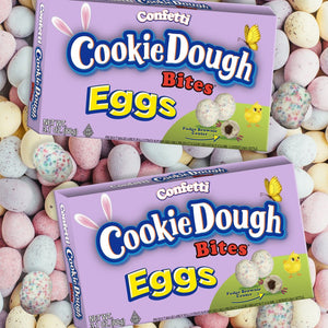 All City Candy Confetti Cookie Dough Bites Eggs 3.1 oz. Theater Box Taste of Nature Inc. For fresh candy and great service, visit www.allcitycandy.com