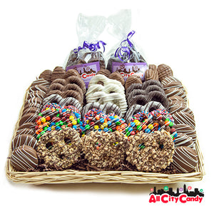 Cravings Plus Collection Gourmet Chocolate Covered Treats Gift Basket