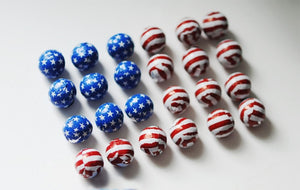 All City Candy Stars & Stripes Foiled Milk Chocolate Balls Bulk Bags Bulk Wrapped Madelaine Chocolate Company For fresh candy and great service, visit www.allcitycandy.com