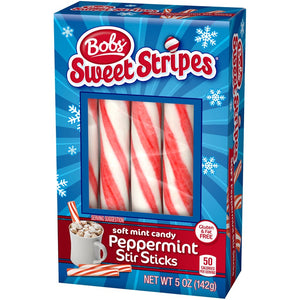 All City Candy Bob's Sweet Stripes Soft Peppermint Stir Sticks - 5-oz. Box Brach's Confections For fresh candy and great service, visit www.allcitycandy.com