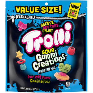 All City Candy Trolli Sour Gummi Creations Martian Mix 25.5 oz Bag Sour Ferrara Candy Company For fresh candy and great service, visit www.allcitycandy.com