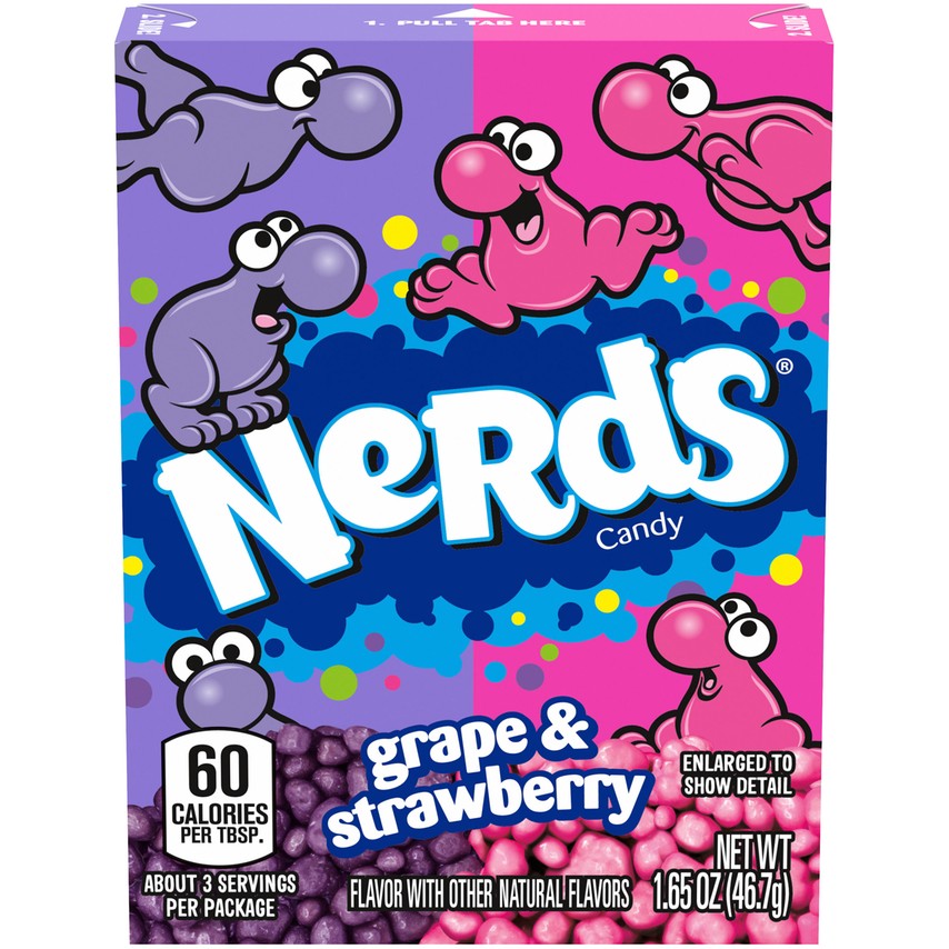 All City Candy Nerds Grape & Strawberry Candy - 1.65-oz. Box 1 Box Ferrara Candy Company For fresh candy and great service, visit www.allcitycandy.com