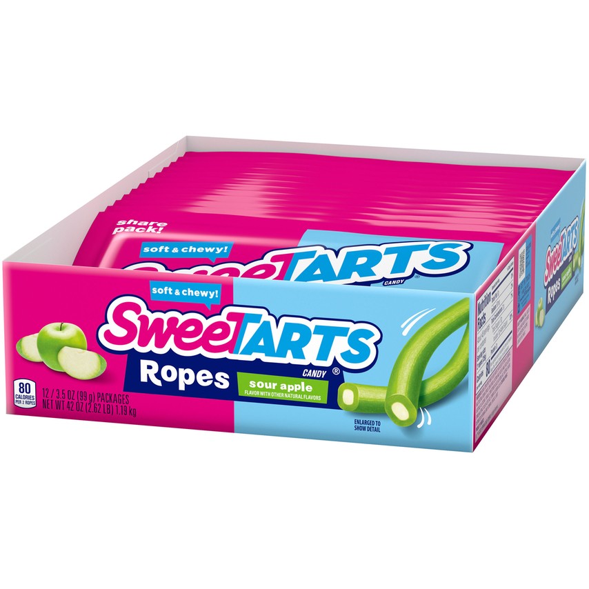 Sweetart Rope Green Apple 3.5 oz. Bag - All City Candy