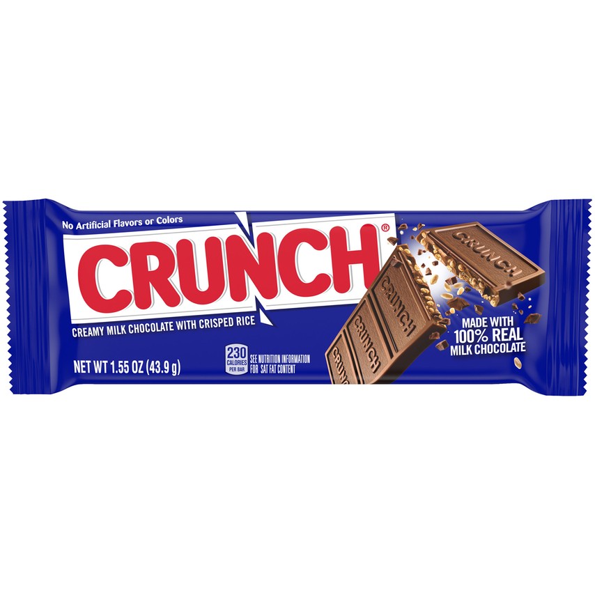 All City Candy Crunch Milk Chocolate Candy Bar 1.55 oz. Nestle For fresh candy and great service, visit www.allcitycandy.com