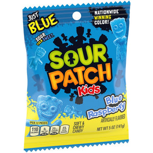 All City Candy Sour Patch Kids Blue Raspberry Bags 5-oz. Bag Sour Mondelez International For fresh candy and great service, visit www.allcitycandy.com
