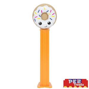 All City Candy PEZ Treats Collection Candy Dispenser - 1 Blister Pack Donut PEZ Candy For fresh candy and great service, visit www.allcitycandy.com