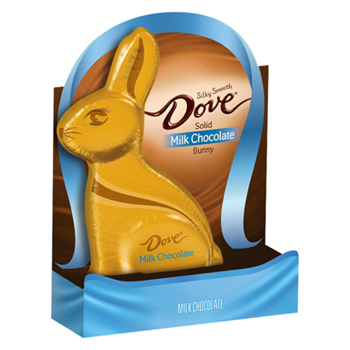 All City Candy Dove Solid Milk Chocolate Bunny 4.5 oz Mars Chocolate For fresh candy and great service, visit www.allcitycandy.com