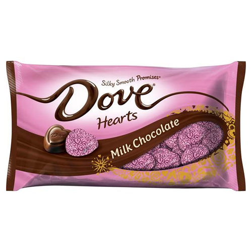 Dove Promises Hearts Milk Chocolate - 8.87-oz. BagSomething Sweet for your Sweetie. Dove ultimate chocolate. Everything tastes better shaped in a heart! It is full of love! For fresh candy and great service, visit www.allcitycandy.com