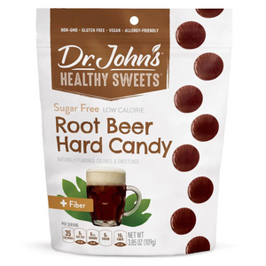 All City Candy Dr. John's Sugar Free Root Beer Hard Candy 3.85 oz. Bag Hard Dr. John's For fresh candy and great service, visit www.allcitycandy.com