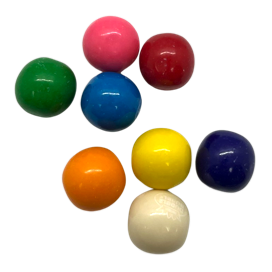 Dubble Bubble 8 Assorted Fruit Flavors Gumball 3 lb. Bulk Bag - For fresh candy and great service, visit www.allcitycandy.com