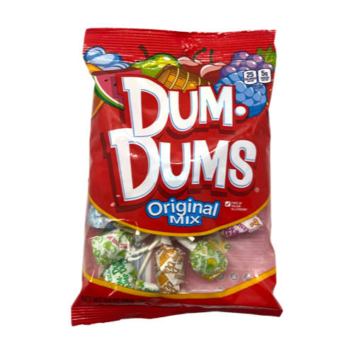 Dum Dums Original Mix 3.5 oz. Bag - For fresh candy and great service, visit www.allcitycandy.com