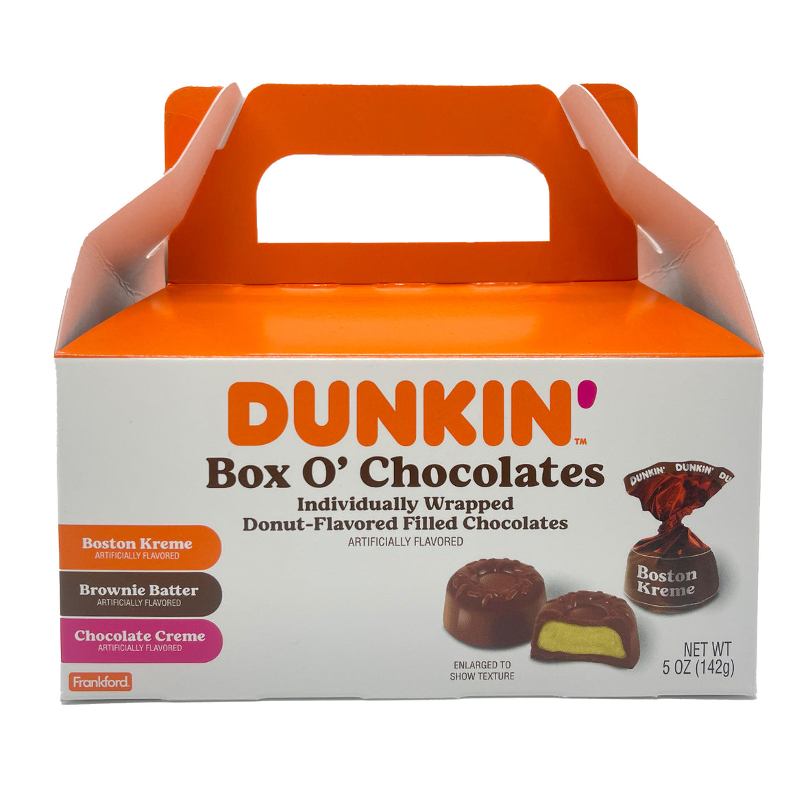 All City Candy Dunkin' Box O' Chocolates 5 oz. Gift Box Chocolate Frankford Candy For fresh candy and great service, visit www.allcitycandy.com