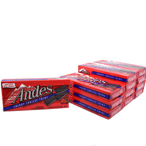 All City Candy Andes Cherry Jubilee Thins - 4.67-oz. Box - Case of 12 For fresh candy and great service, visit www.allcitycandy.com
