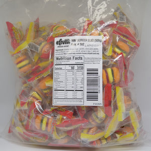 efrutti Mini Burgers Gummi Candy - 2 lb. Bulk Bag