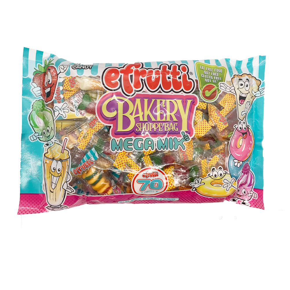 All City Candy efrutti Bakery Shoppe Bag Mega Mix 70ct Gummi efrutti For fresh candy and great service, visit www.allcitycandy.com