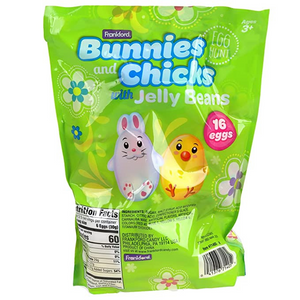 All City Candy Bunnies and Chicks Egg Hunt with Jelly Beans 16 count 2.82 oz. Easter Frankford Candy For fresh candy and great service, visit www.allcitycandy.com