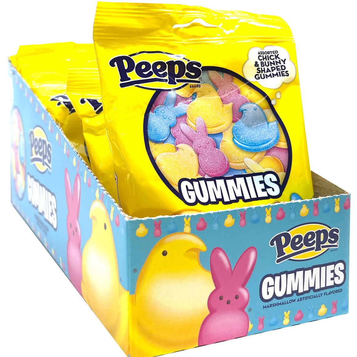 All City Candy Peeps Gummies 3.75 oz. Bag Easter Flix Candy For fresh candy and great service, visit www.allcitycandy.com