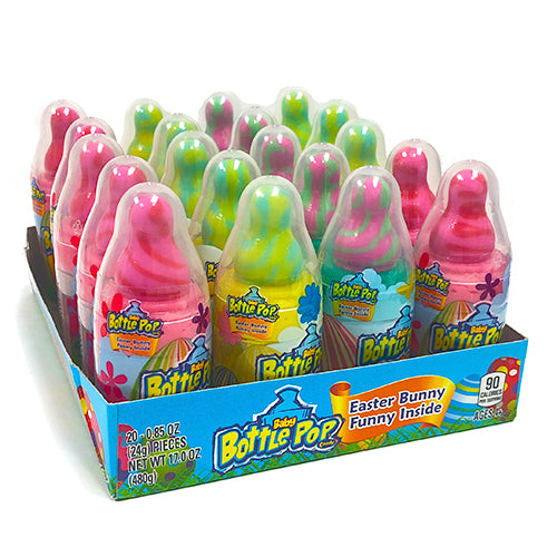 All City Candy Easter Baby Bottle Pop .85-oz. 1 Pop Topps For fresh candy and great service, visit www.allcitycandy.com