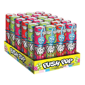 All City Candy Easter Push Pop Candy .5 oz. Case of 24 Bazooka Candy Brands For fresh candy and great service, visit www.allcitycandy.com