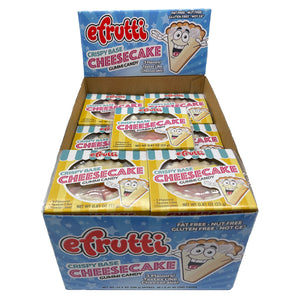 All City Candy efrutti Cheesecake Gummi Candy Case of 30 Gummi efrutti For fresh candy and great service, visit www.allcitycandy.com 