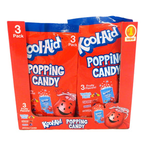 All City Candy Kool-Aid Popping Candy 3 Pack 0.24 oz. Bag Case of 12 Novelty Candy Hilco For fresh candy and great service, visit www.allcitycandy.com