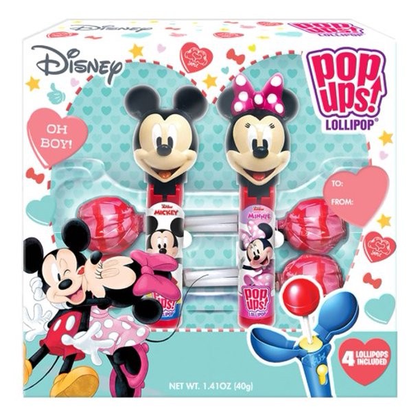 Valentine's Disney Mickey and Minnie Pop Ups Gift Set 1.41 oz.