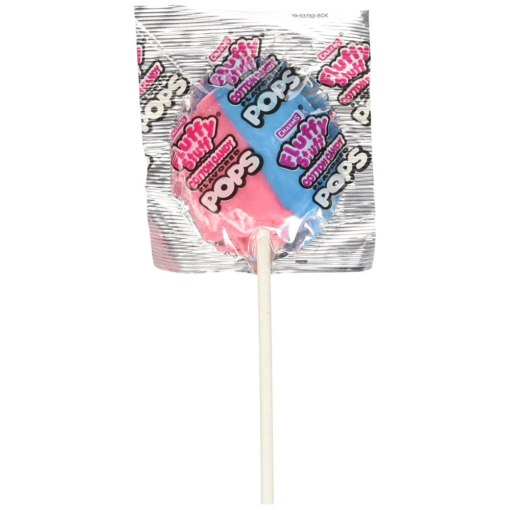 Charms Fluffy Stuff Cotton Candy Case of 24 2.5-oz. Bags