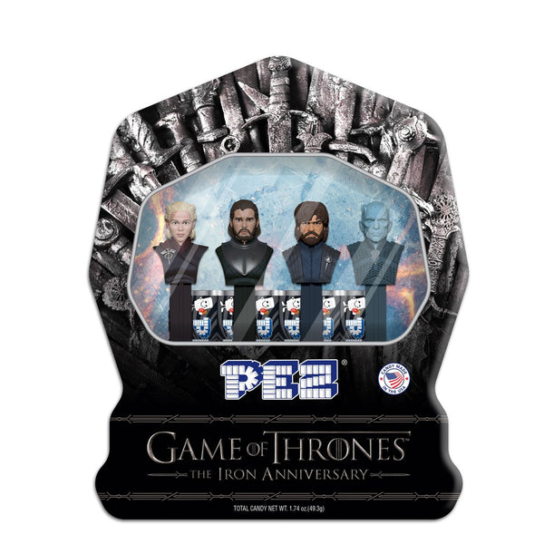 Pez Game of Thrones Candy Dispenser Gift Tin All City Candy