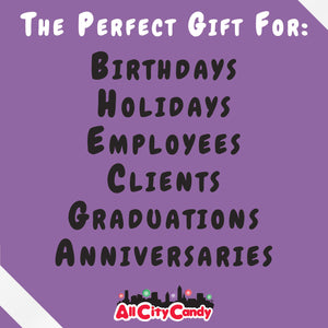 For fresh candy and great service, visit www.allcitycandy.com - Ultimate Collection Gourmet Chocolate Covered Pretzels & Treats Gift Basket