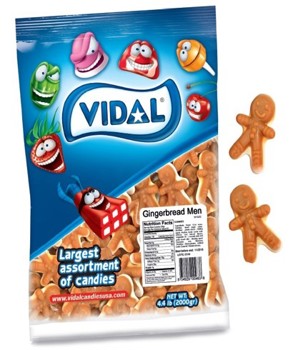 Gingerbread Men Gummi Candy - 4.4 LB Bulk Bag
